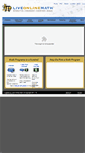 Mobile Screenshot of liveonlinemath.com